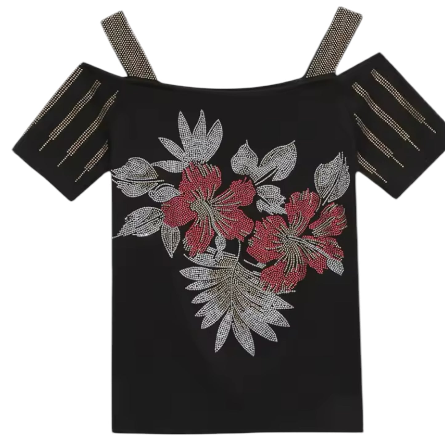 Blusa de diamantina