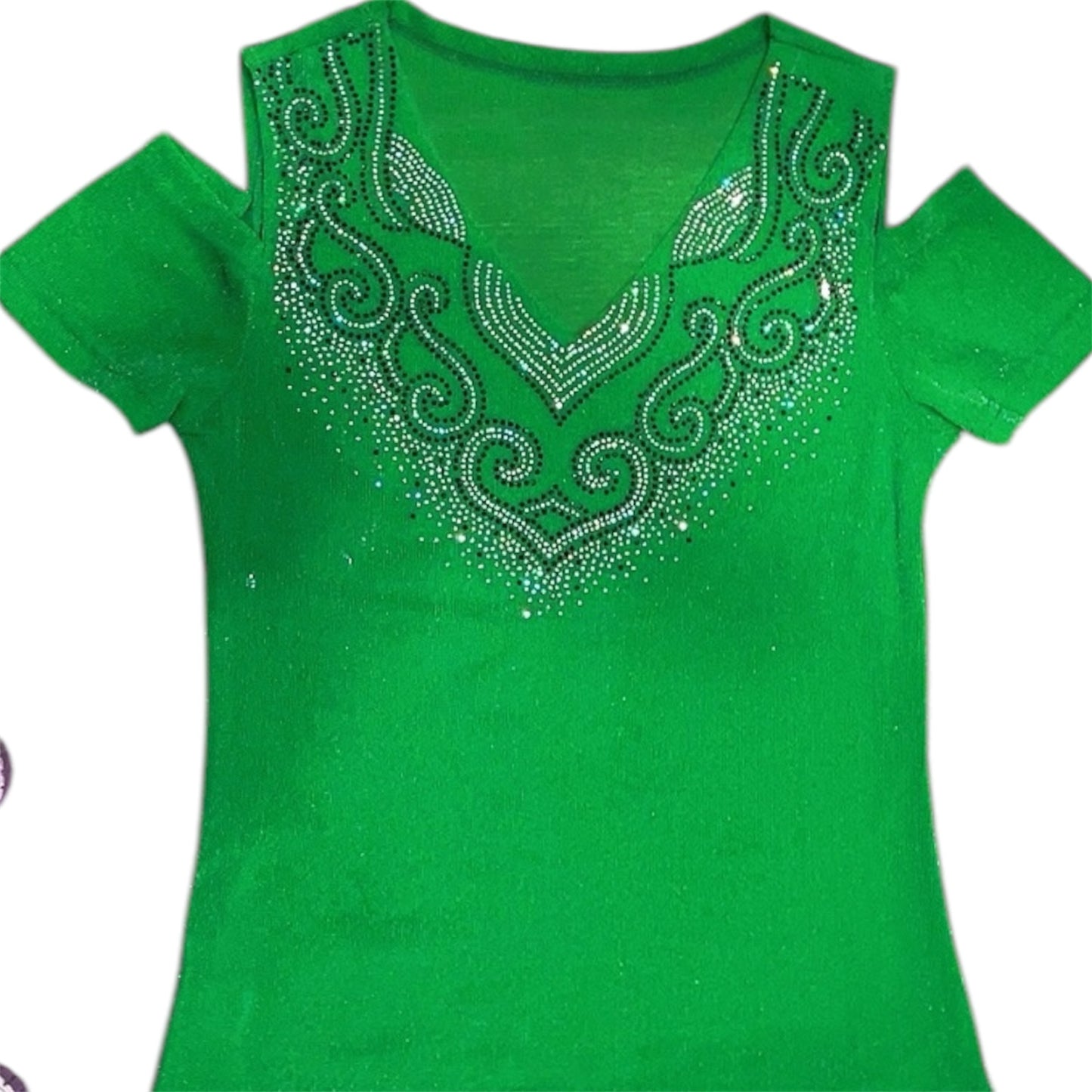 Blusa con brillantina