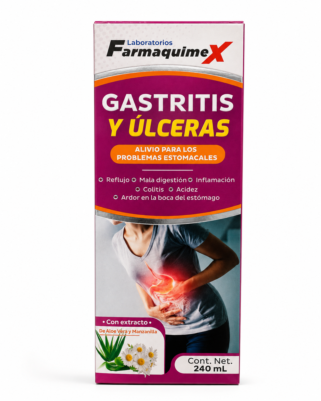 Farmaquimex Gastritis y Úlceras 240 mL