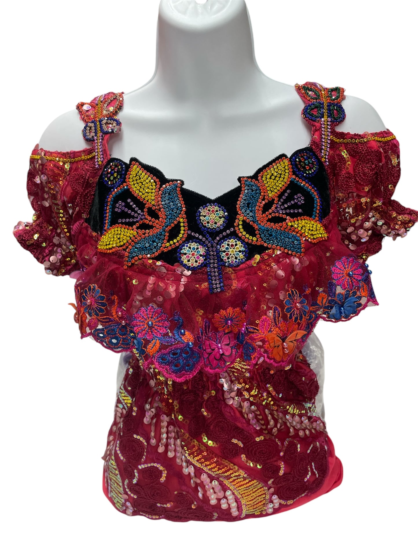 Blusa para combinar con tu traje típico
