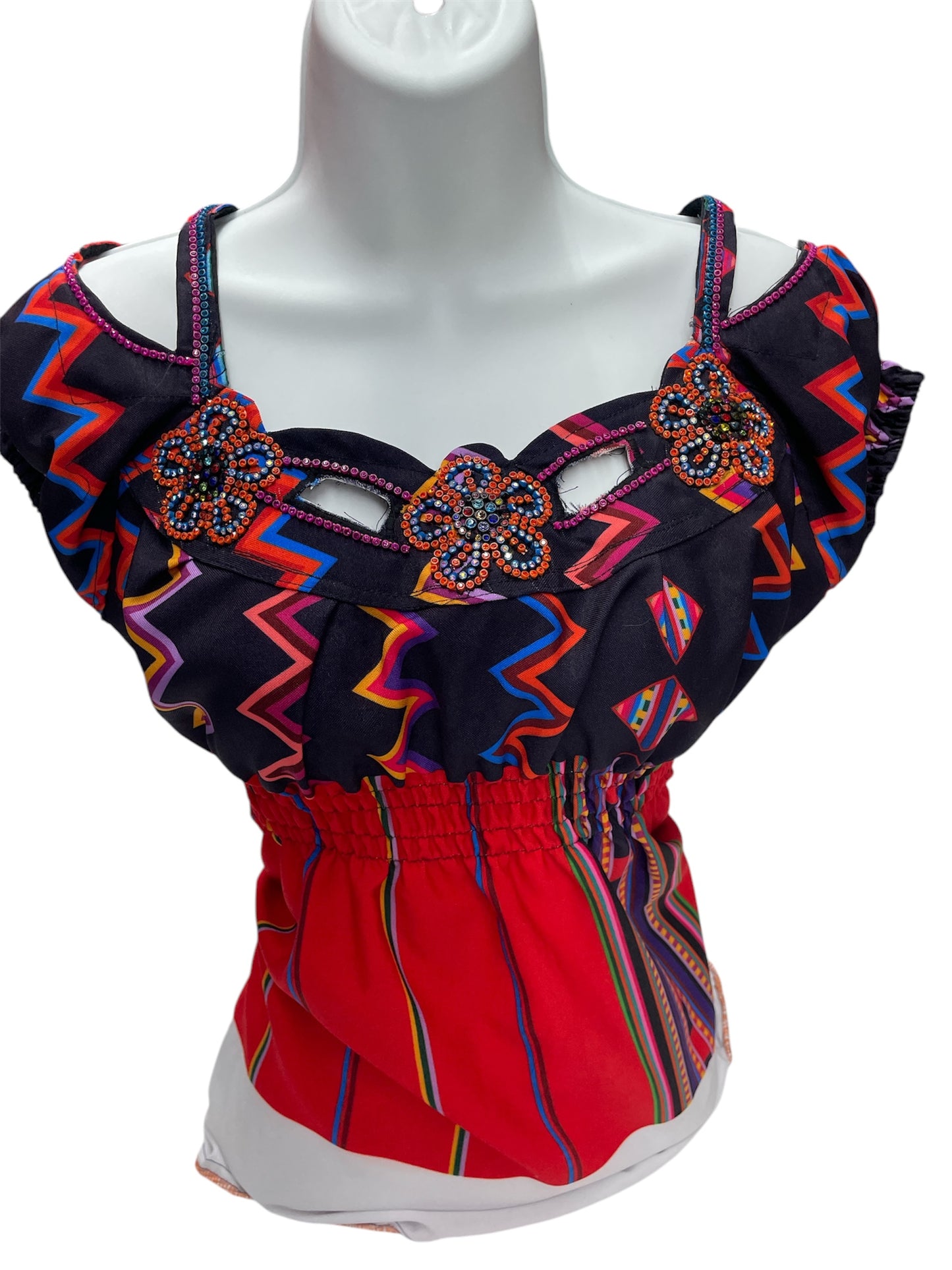 Blusa para combinar con tu traje típico