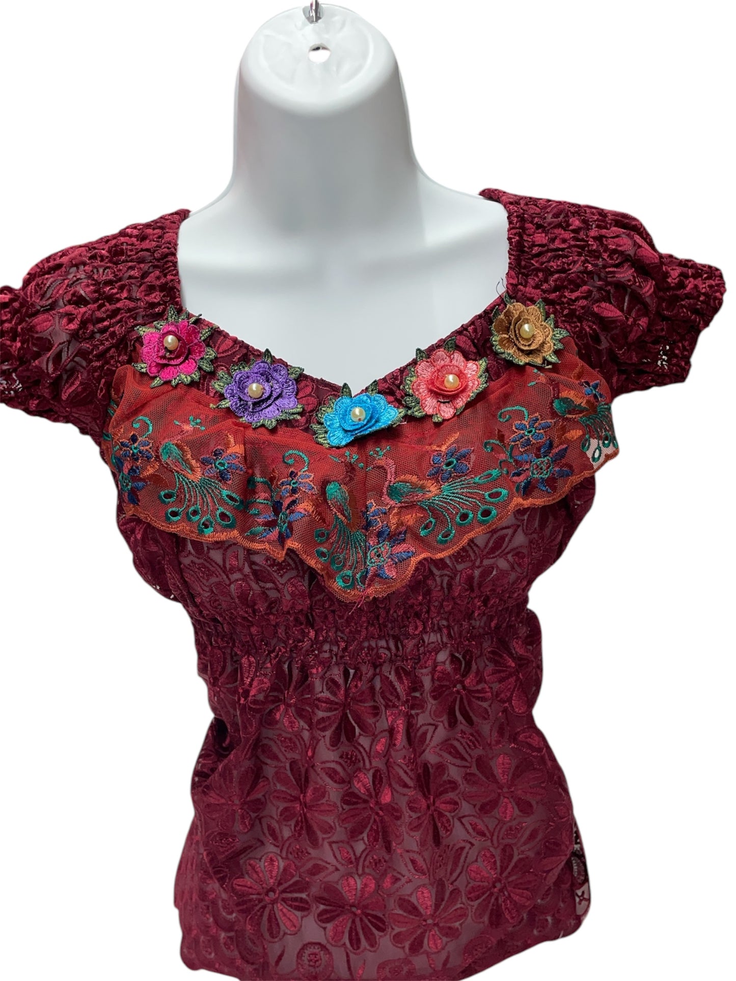 Blusa para combinar con tu traje típico