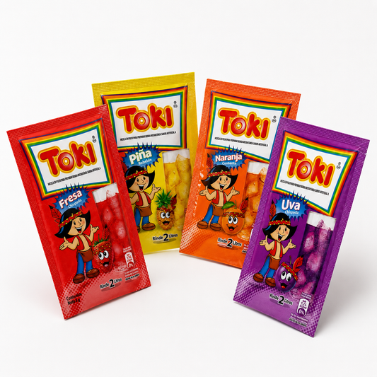 Toki Bebida en Polvo – 2 pack Sobres, Sabores Surtidos