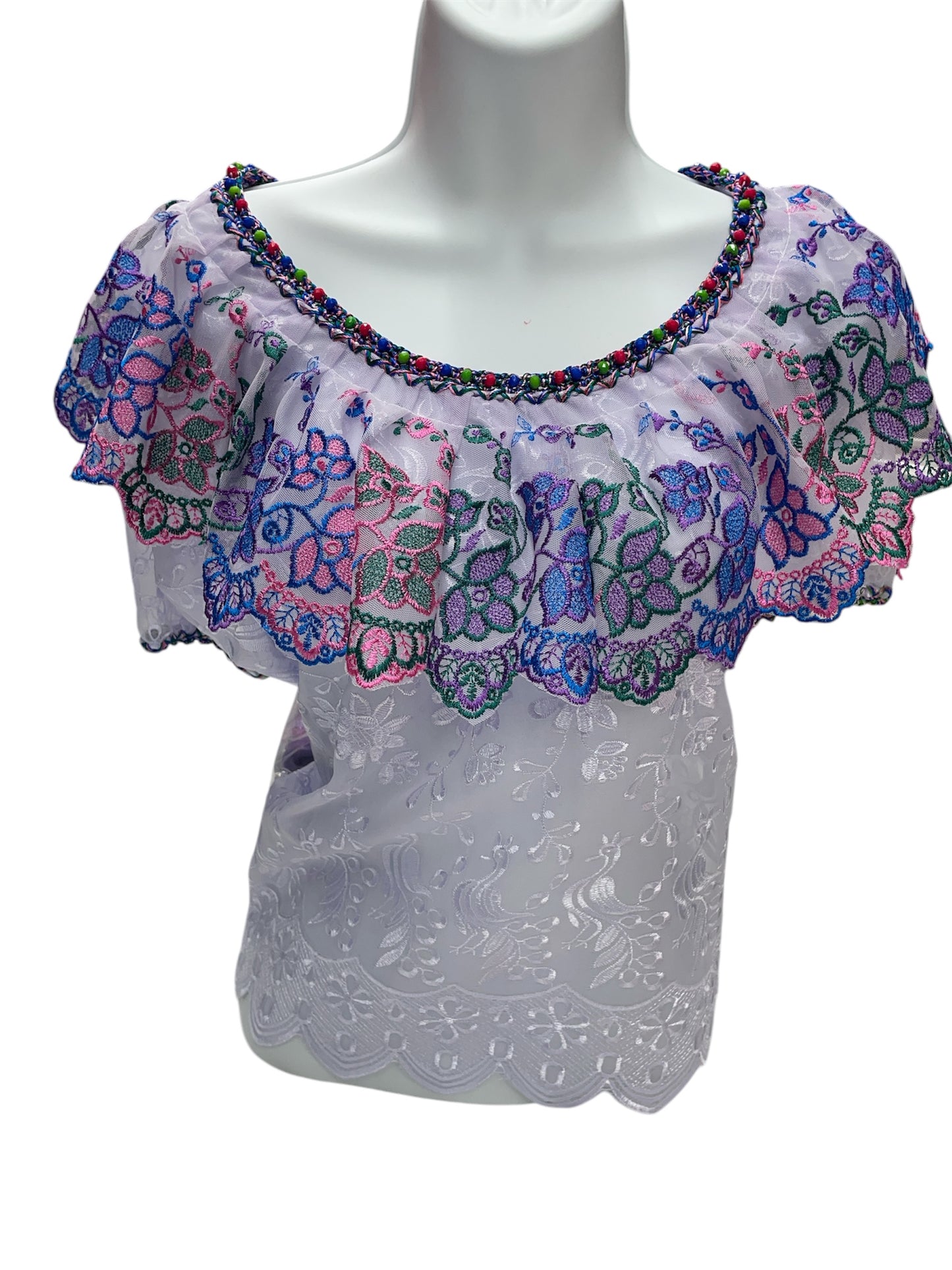Blusa para combinar con tu traje típico