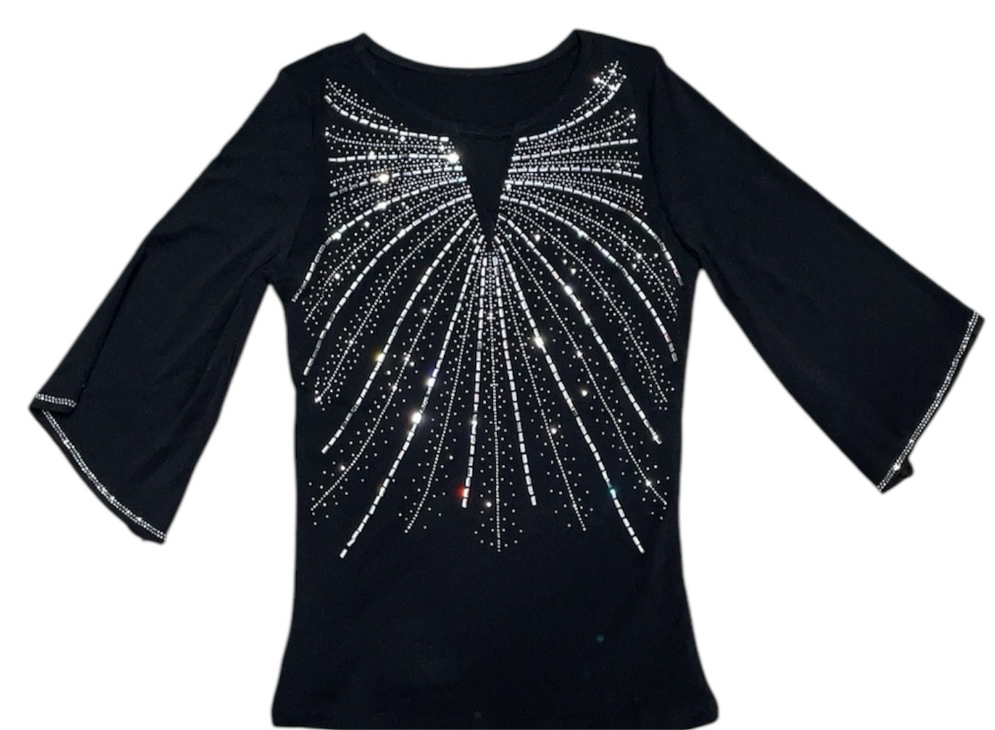 Blusa con diamantina