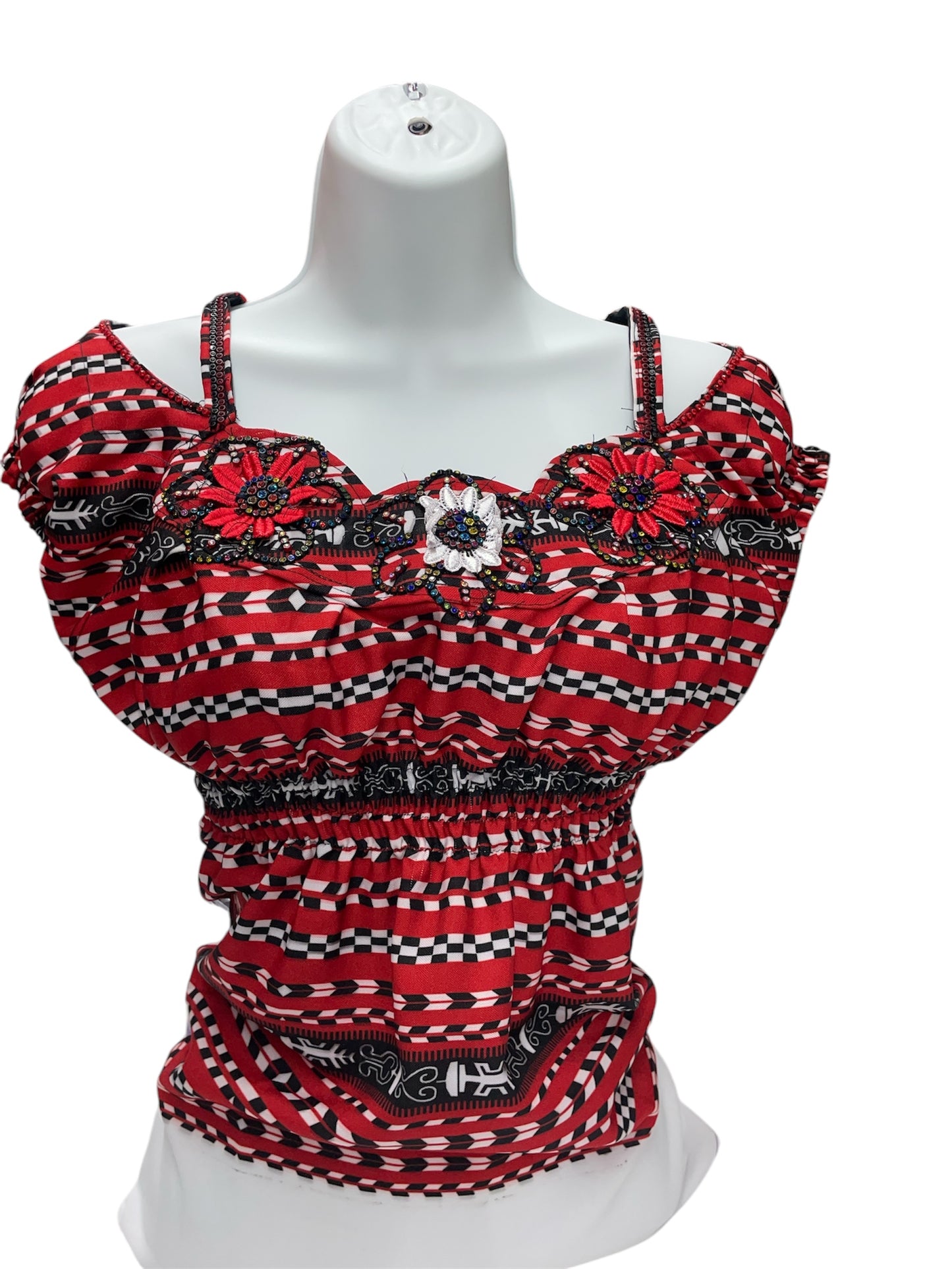 Blusa para combinar con tu traje típico