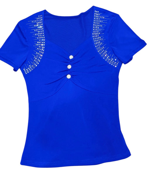 Blusa con brillantina