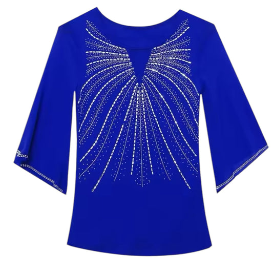 Blusa con diamantina