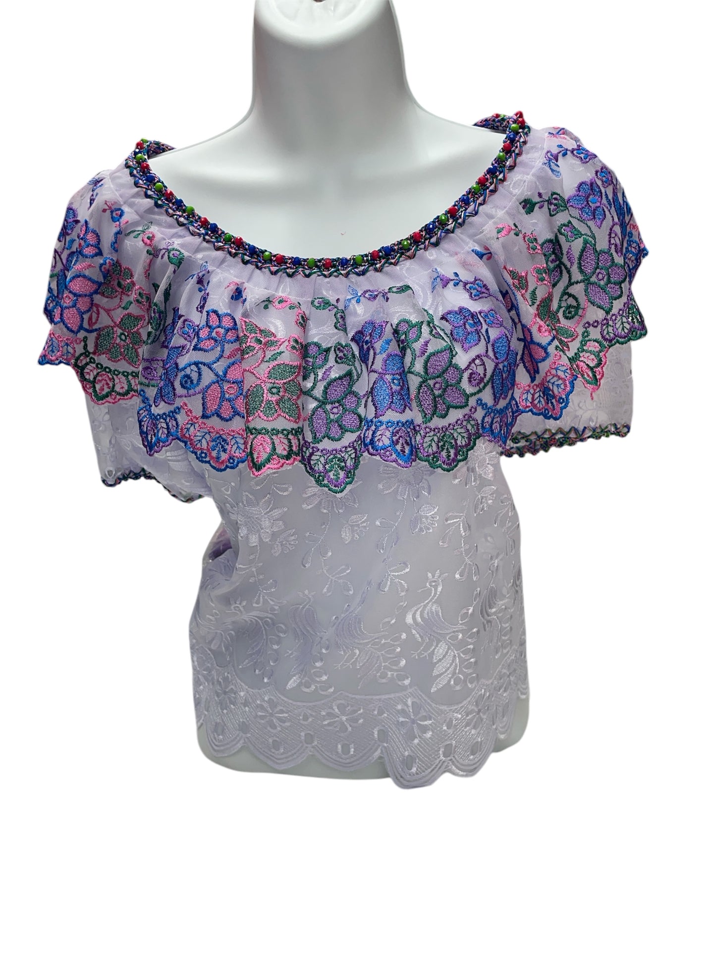 Blusa para combinar con tu traje típico