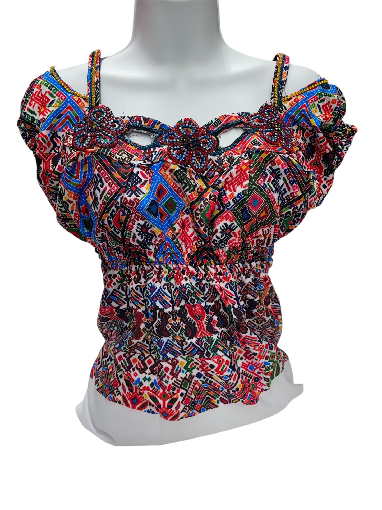 Blusa para combinar con tu traje típico