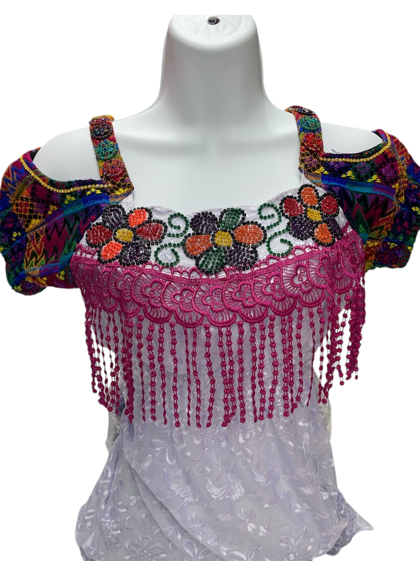 Blusa para combinar con tu traje típico