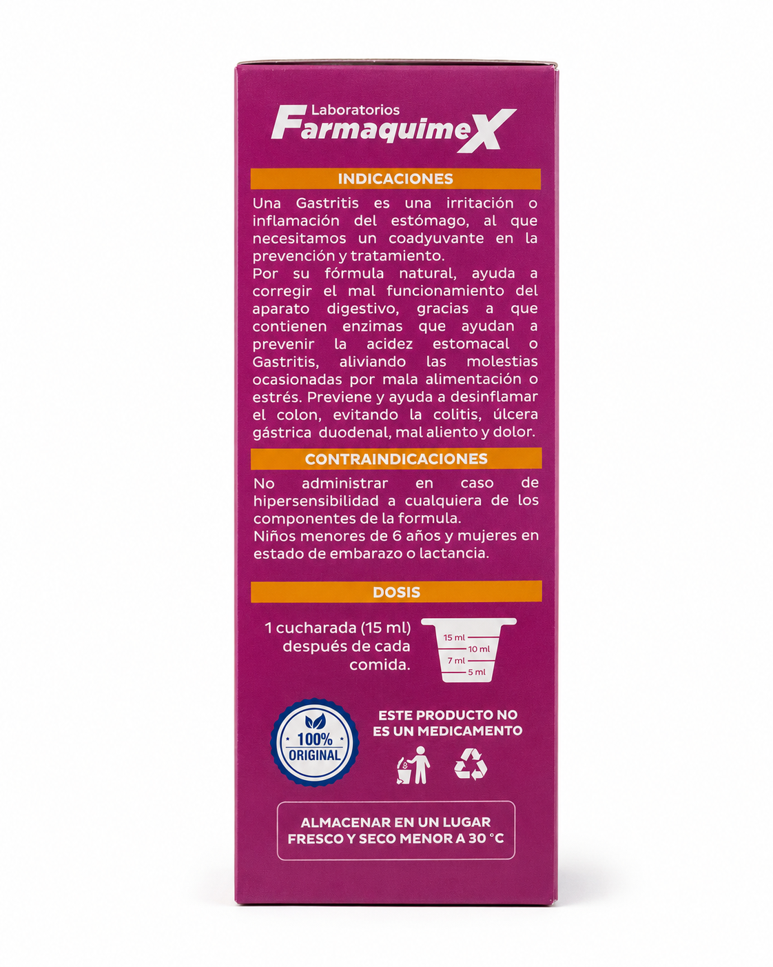 Farmaquimex Gastritis y Úlceras 240 mL