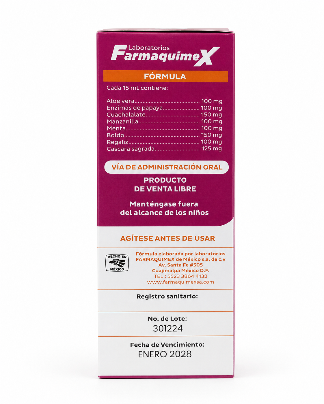 Farmaquimex Gastritis y Úlceras 240 mL