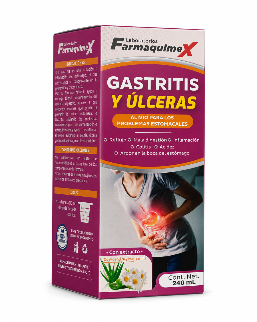 Farmaquimex Gastritis y Úlceras 240 mL